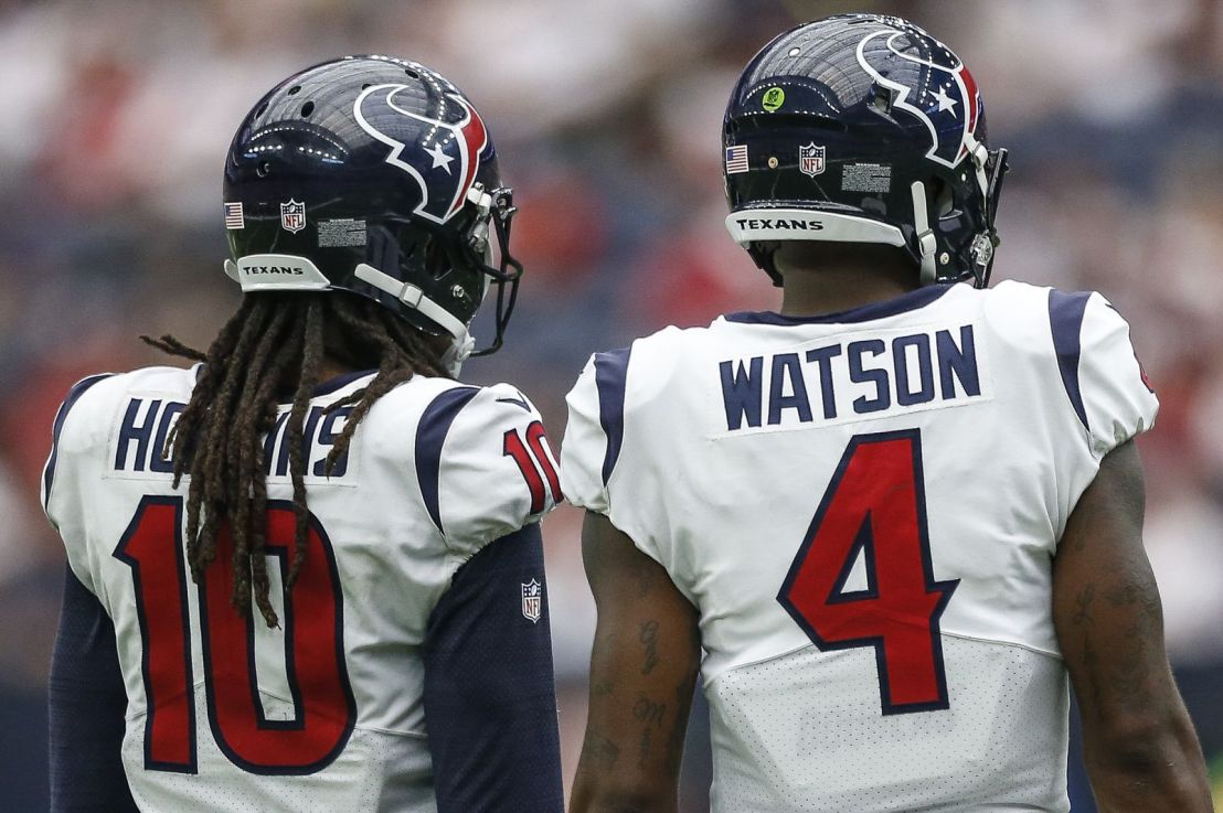 DeAndre Hopkins thinks he can be the NFL’s best wide receiver, Deshaun Watson can be the best quarterback